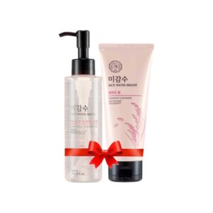 The Face Shop Rice Foam and Cleansing Oil 150ml+150ml (2 Items in the set)