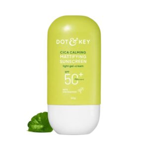 Dot and Key Cica Calming Mattifying Sunscreen SPF 50+ PA++++ with Niacinamide 80gm
