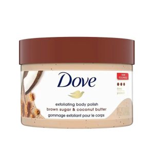 Dove Brown Sugar & Coconut Butter Body Exfoliating Body Polish Scrub, 298 GM